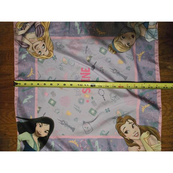 Disney Princess Let it Shine Scarf Tangled, Mulan, Belle, Cinderella - Picture 9 of 10